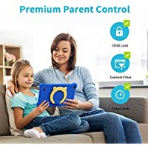 NWT AEEZO KIDS FHD TRONPAD 7-TK701 7" WIFI ANDROID 10 TABLET 2GB RAM 32G ROM - Picture 12 of 13